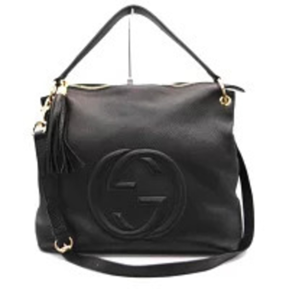 GUCCI Soho Interlocking GG Tassel Shoulder Bag
